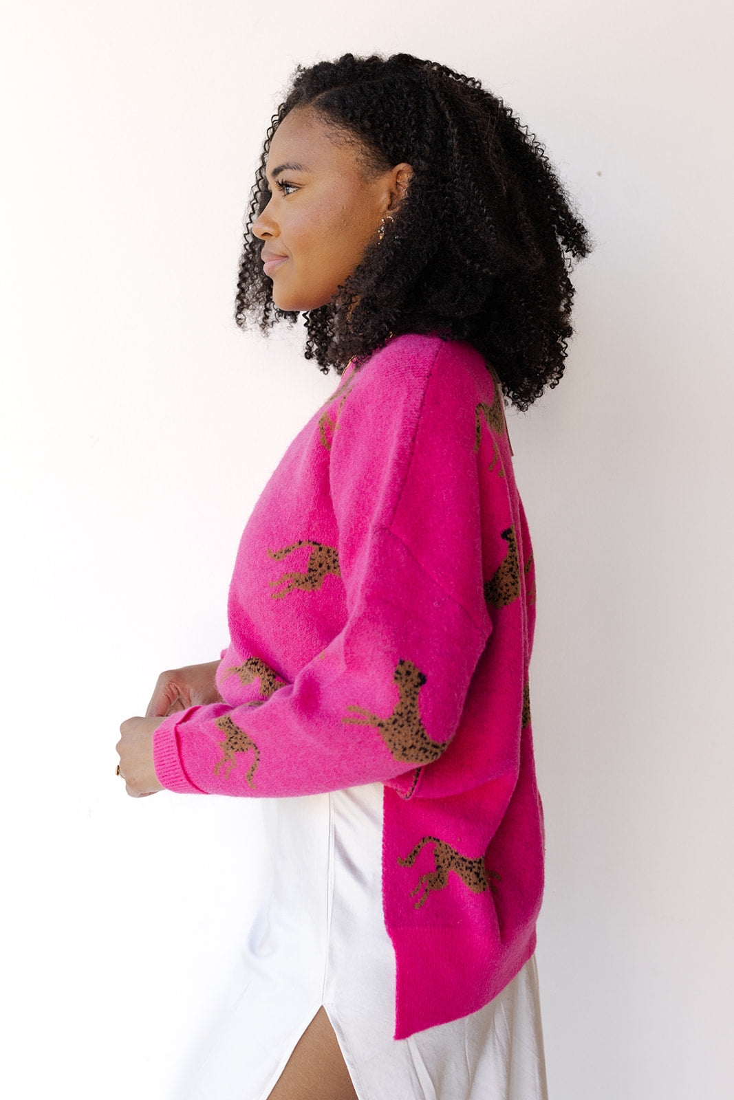 celia cheetah sweater