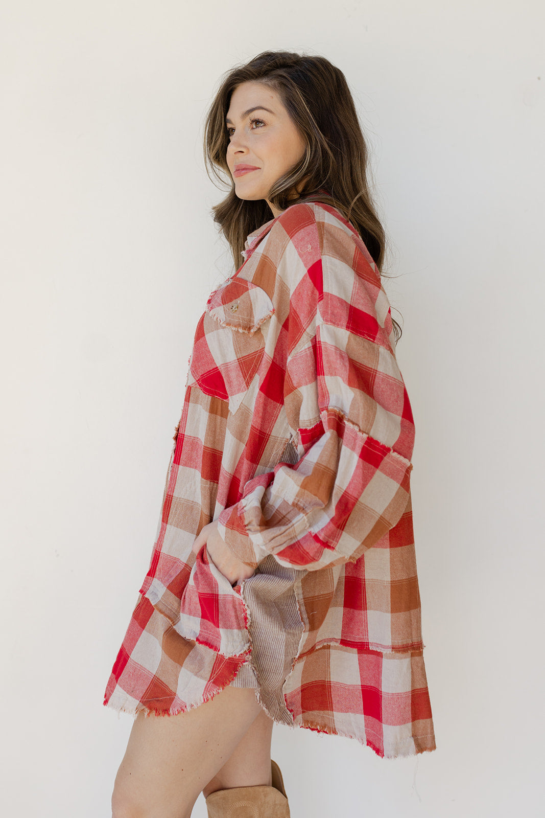 the plaid oversized dress
