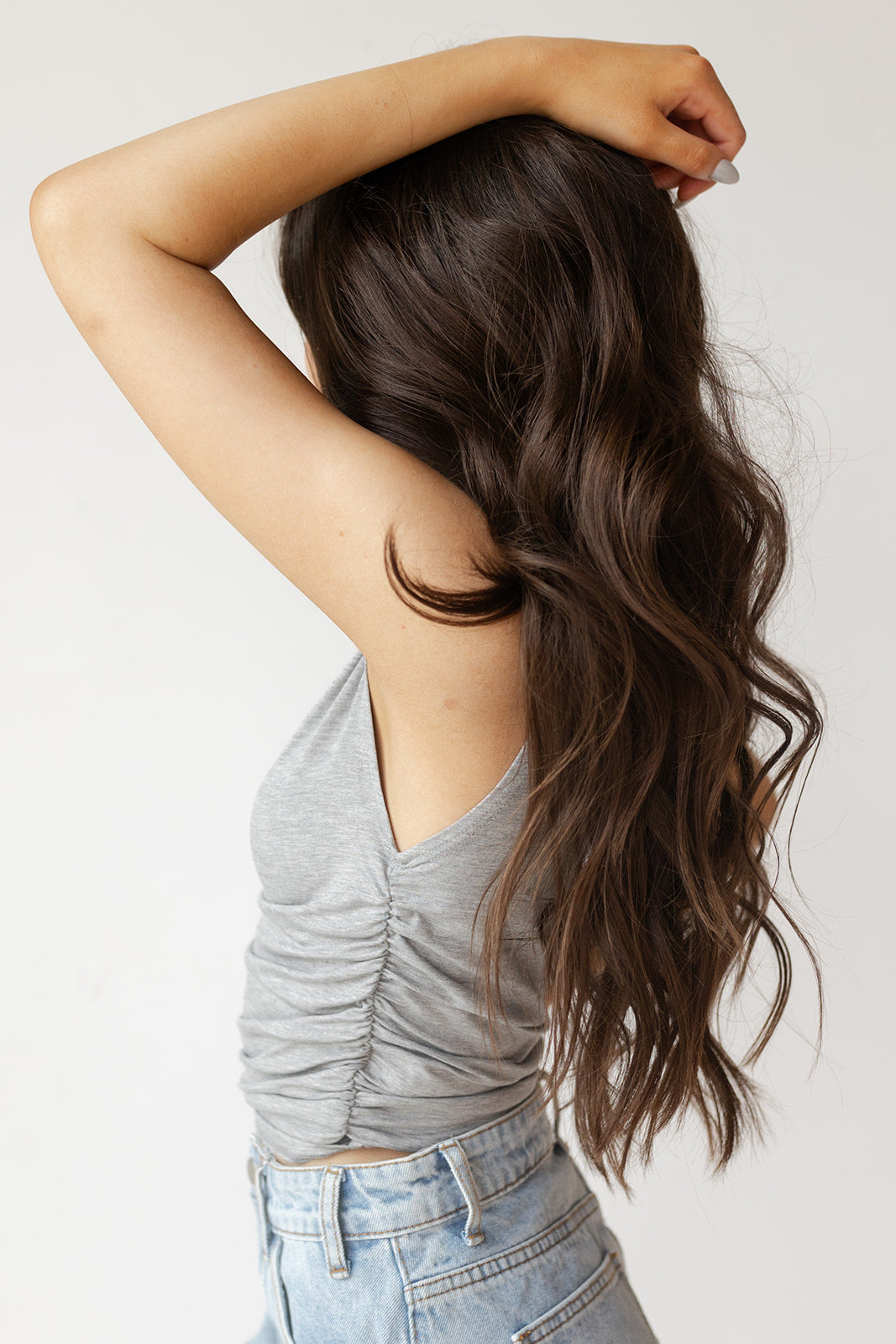 wyatt ruched side tank