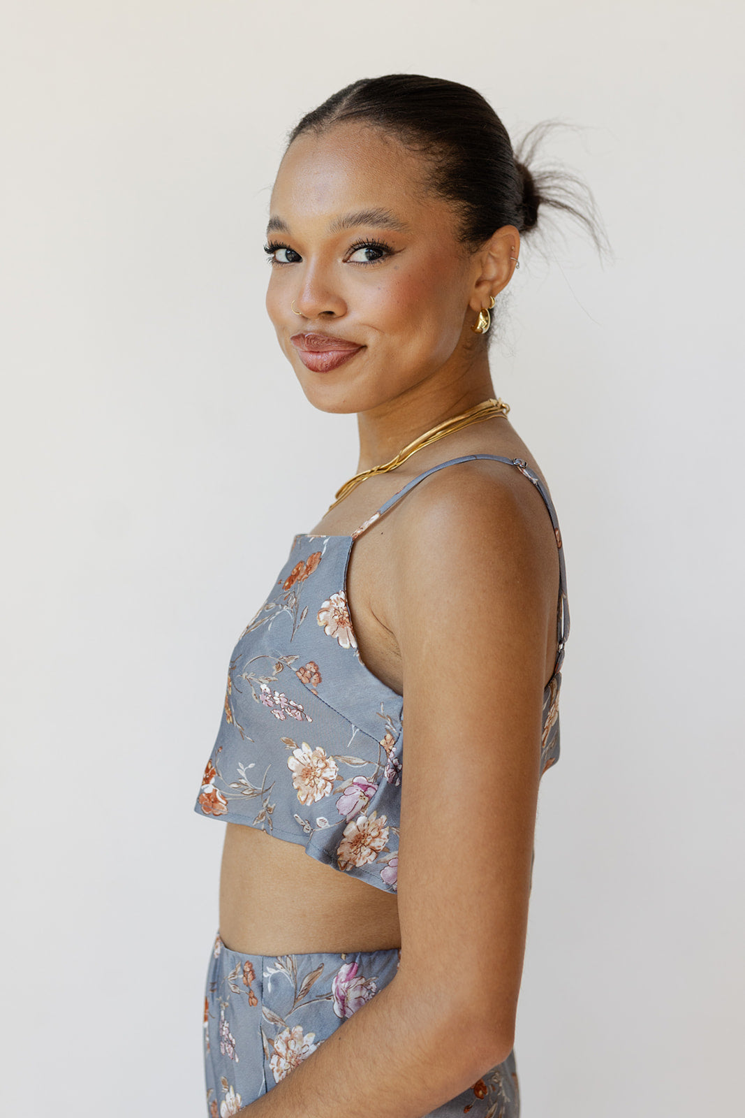 wonderlust floral crop top