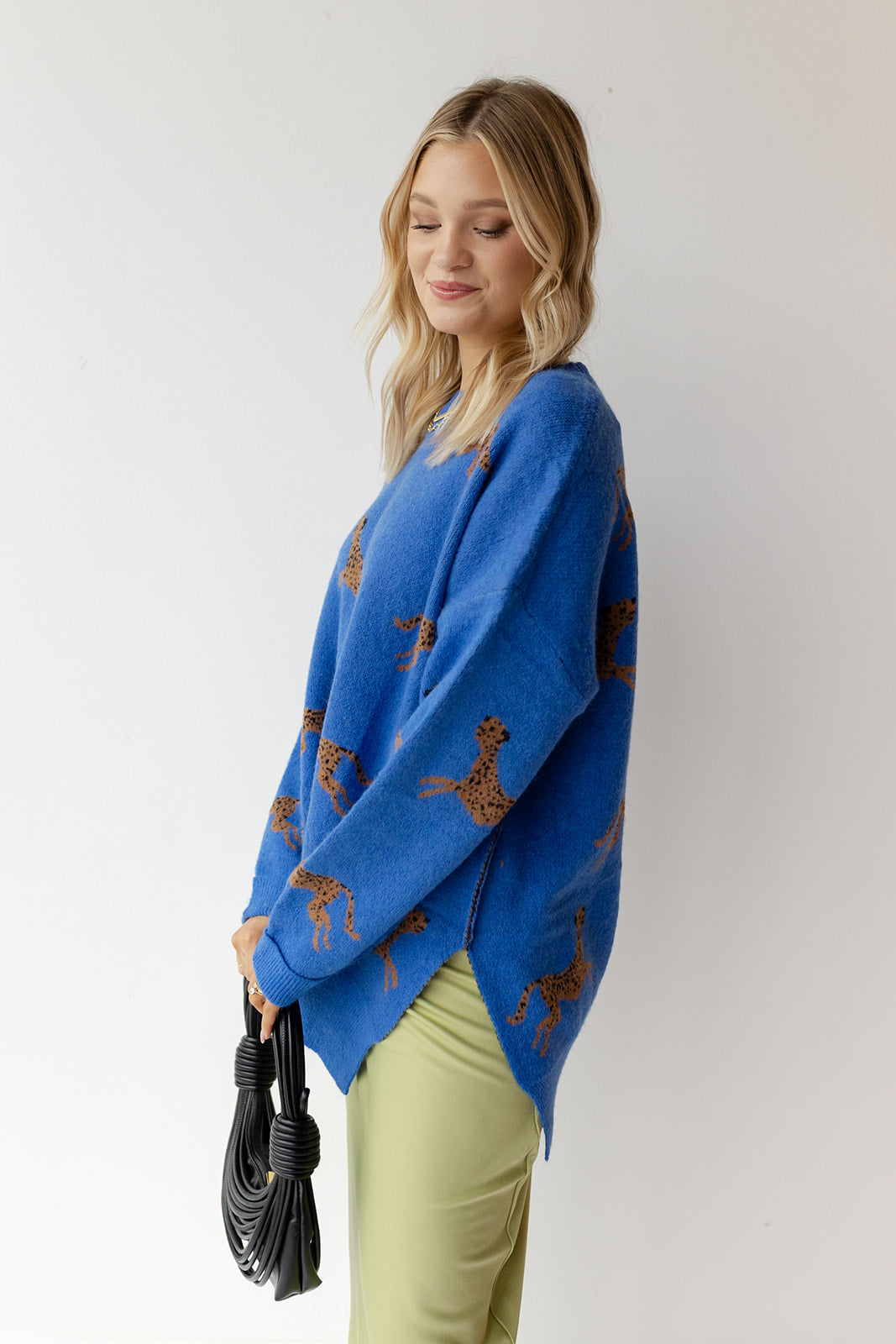 celia cheetah sweater