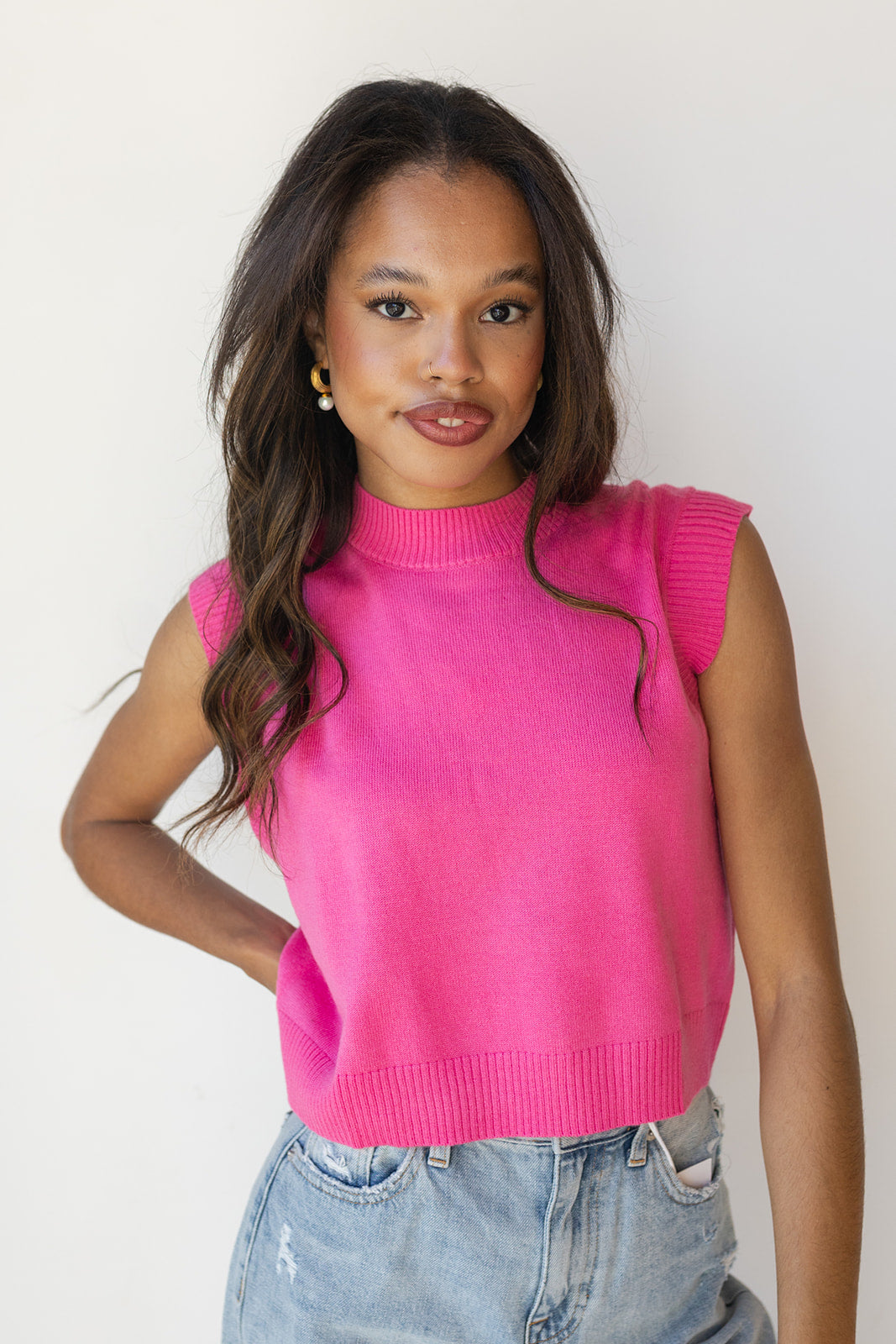 etta sweater layering tank