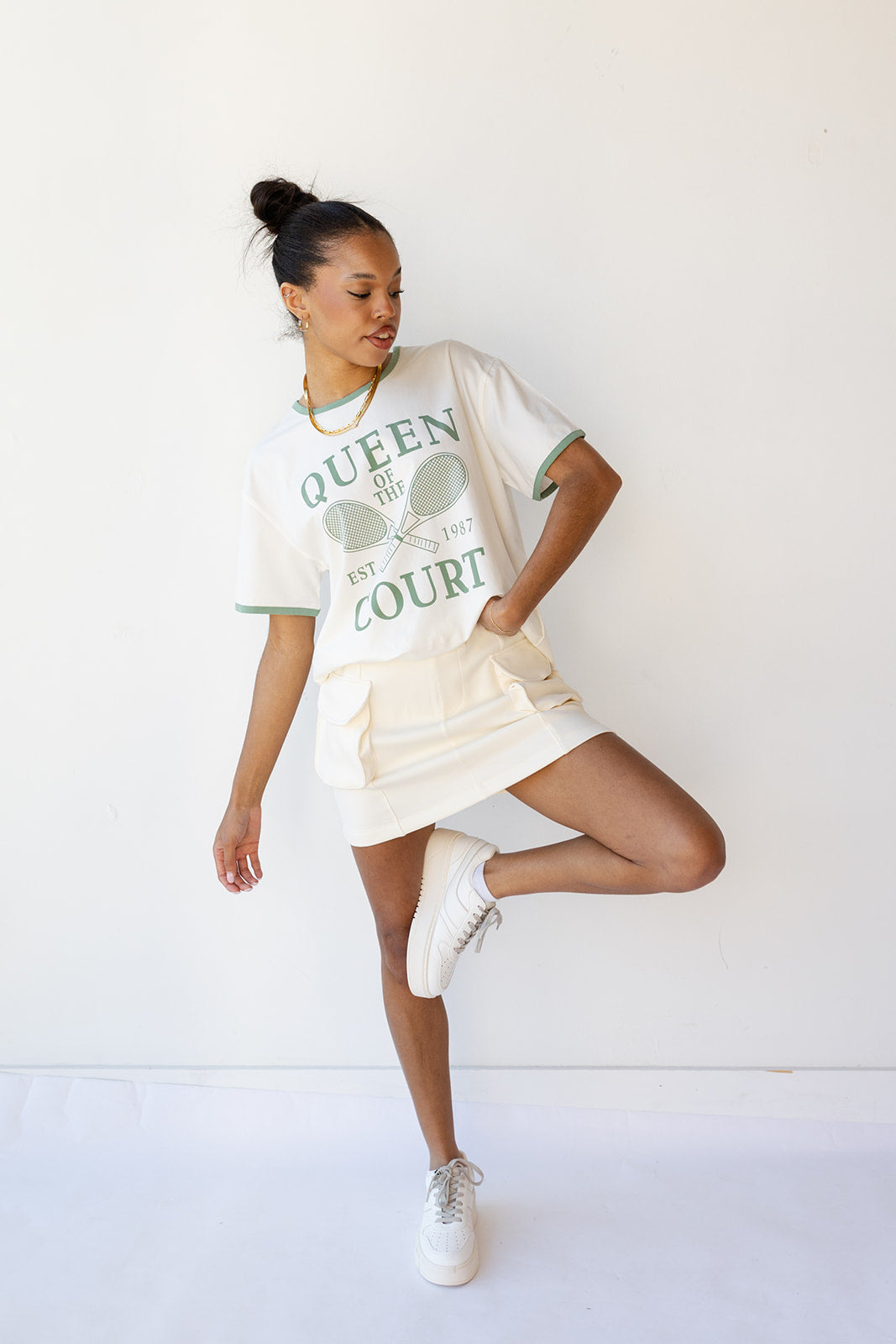 queen of the court t-shirt