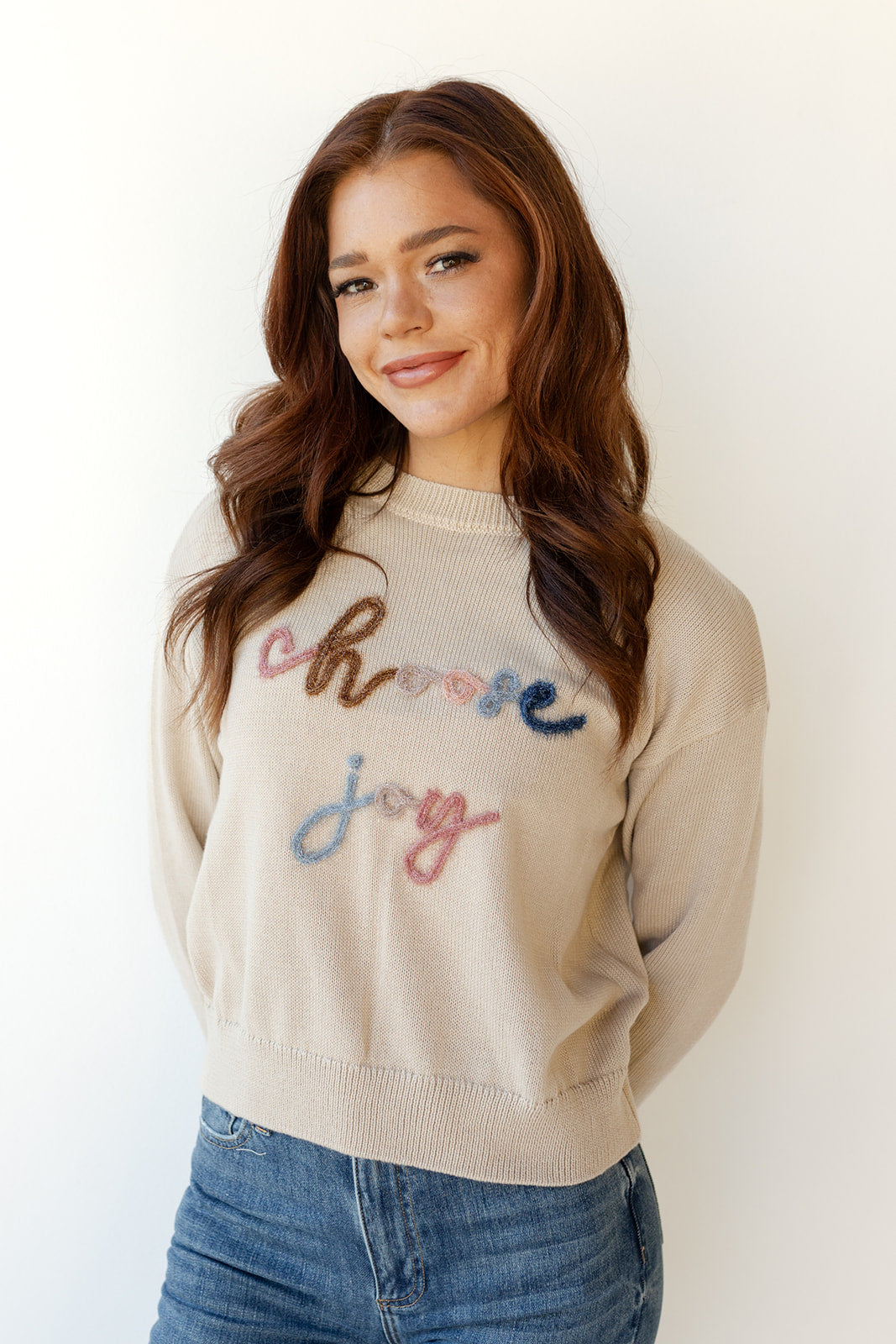 choose joy sweater