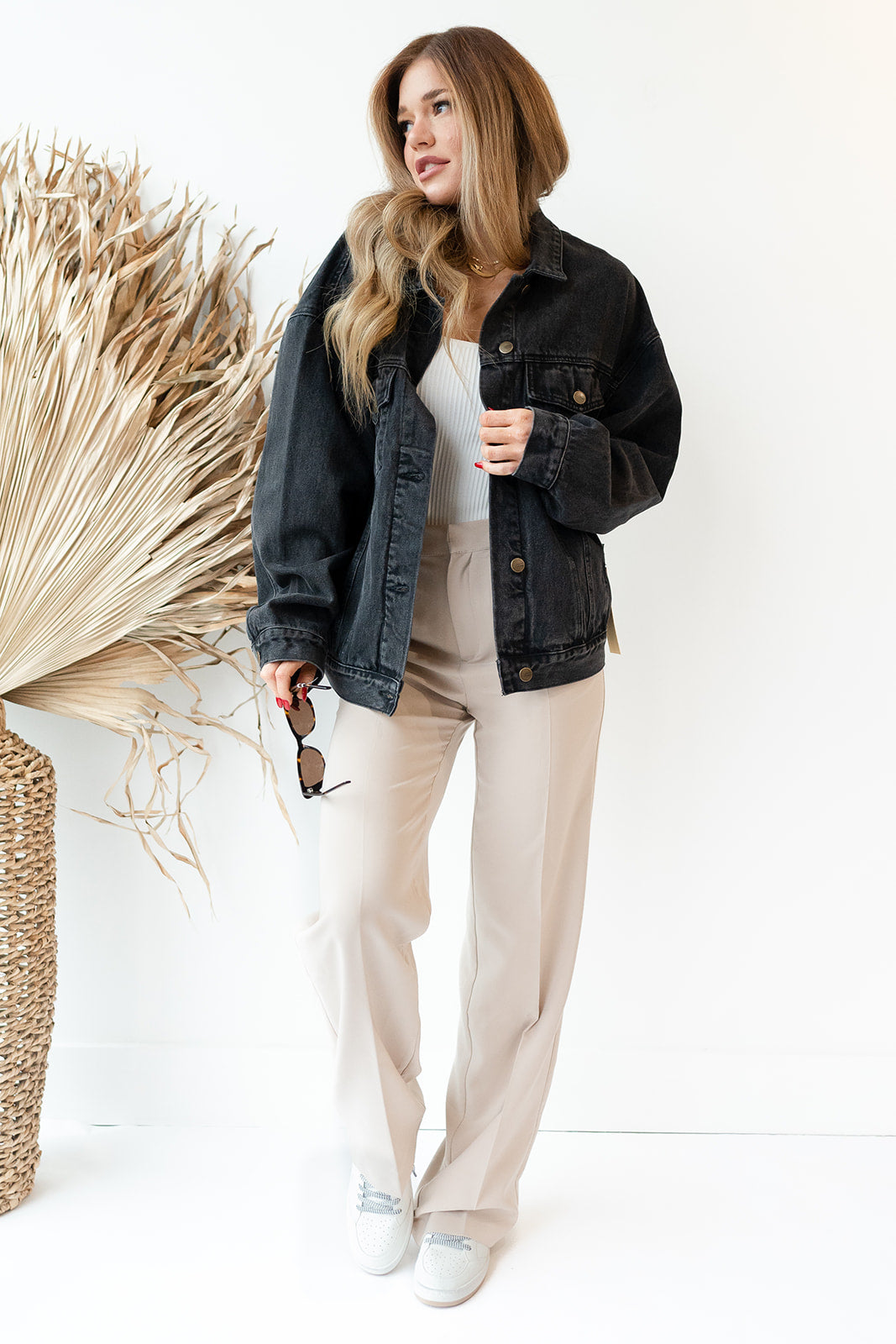 night after night denim jacket