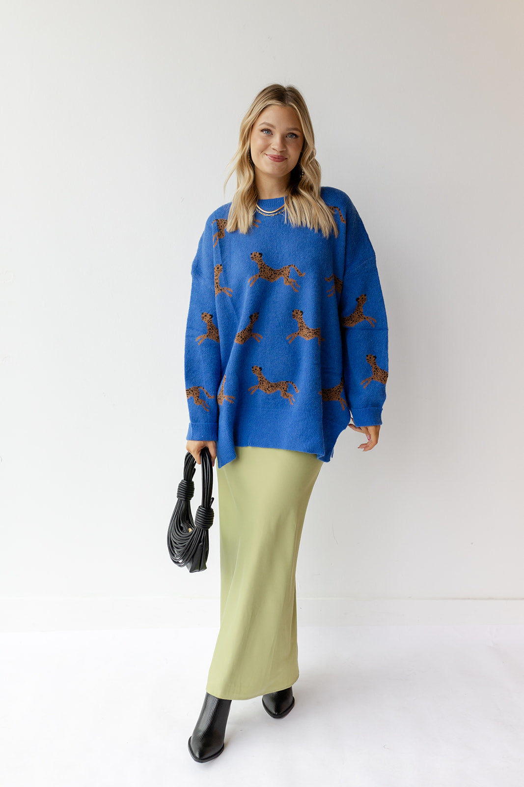 celia cheetah sweater
