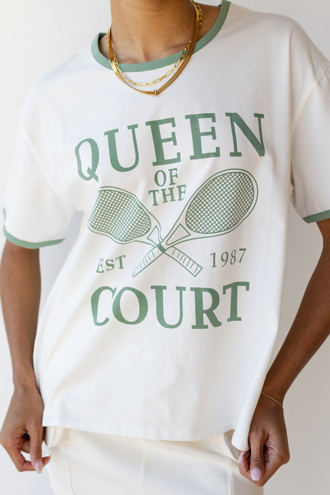 queen of the court t-shirt