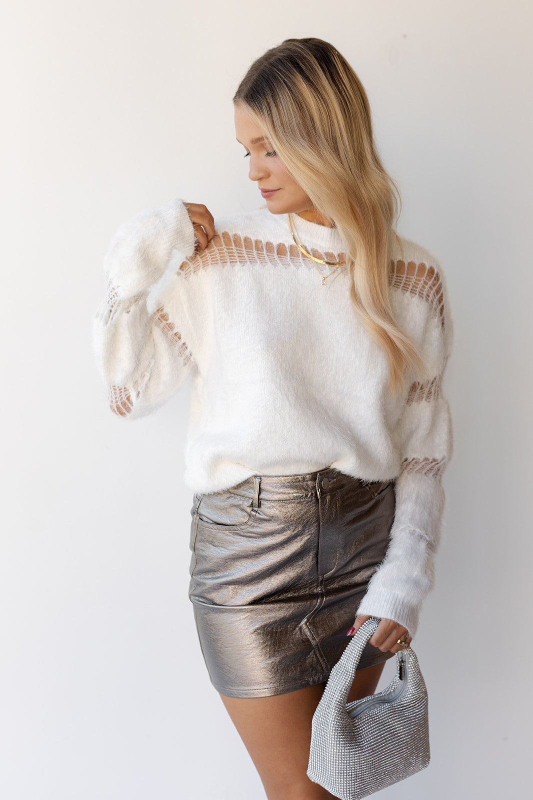 melanie fuzzy sweater