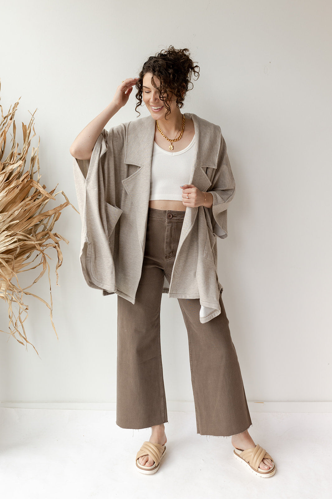 penny french terry jacket