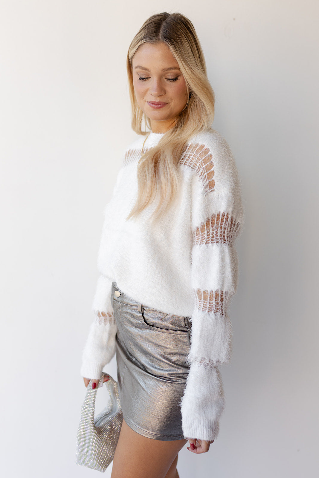 melanie fuzzy sweater