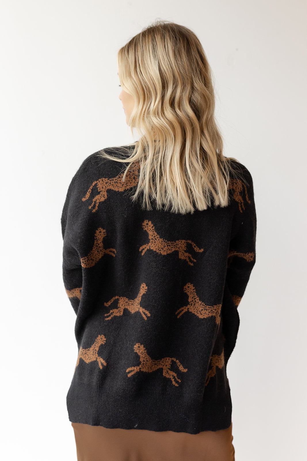 celia cheetah sweater