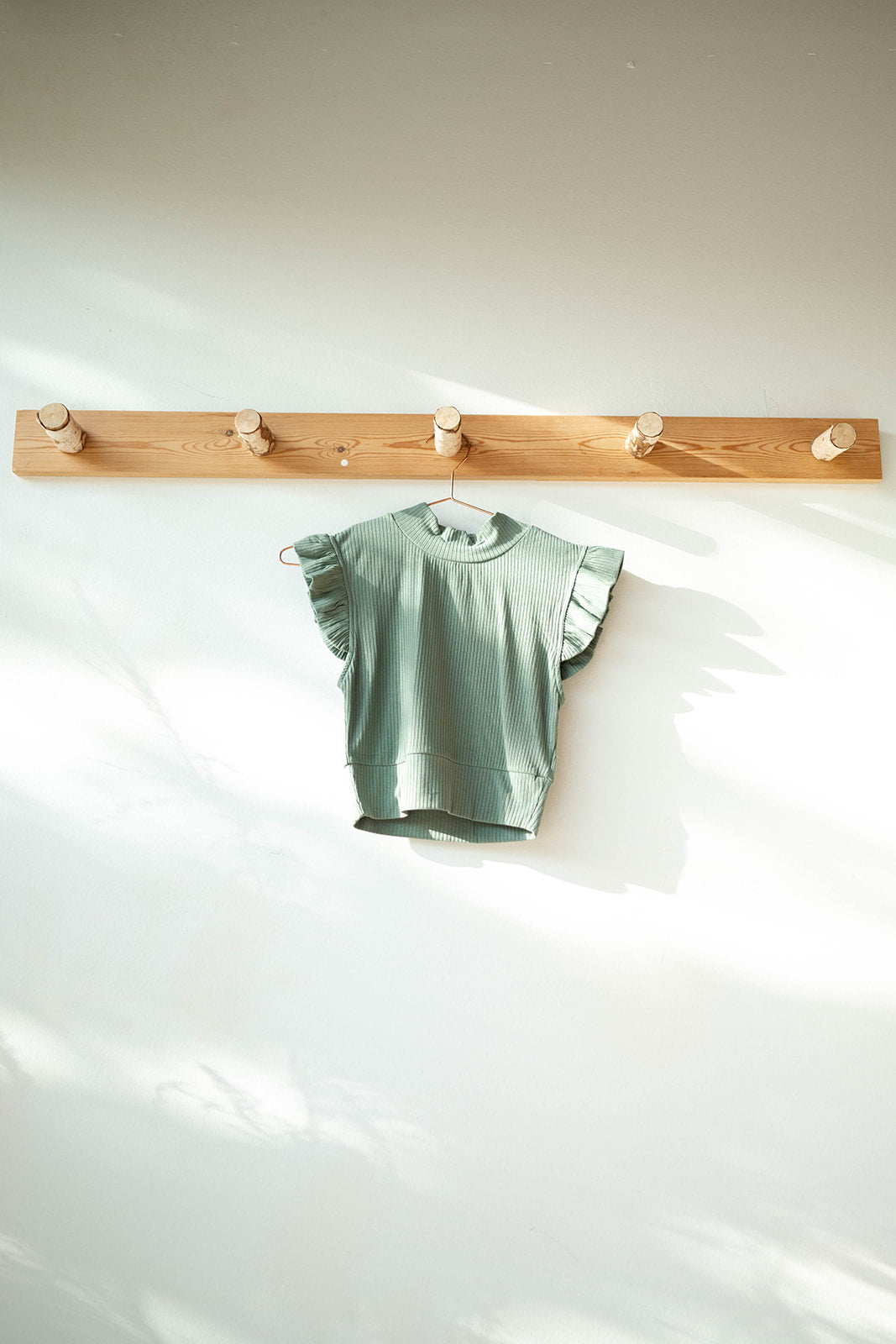 talk about class ruffle top