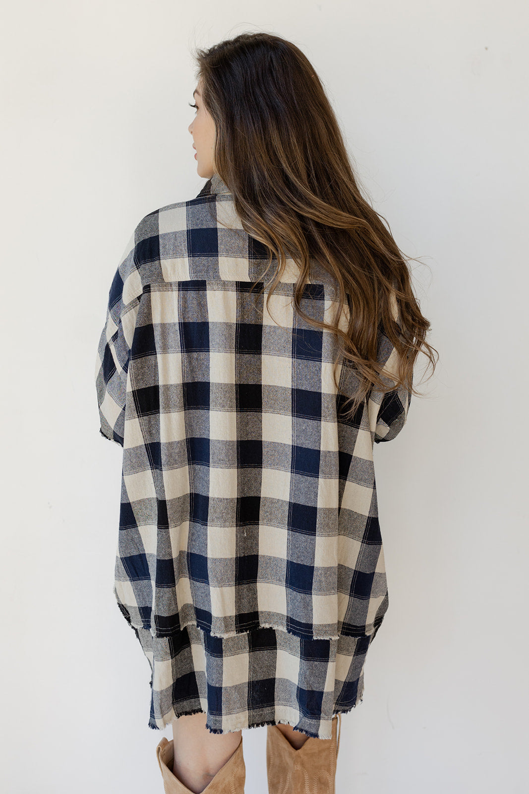 the plaid oversized dress