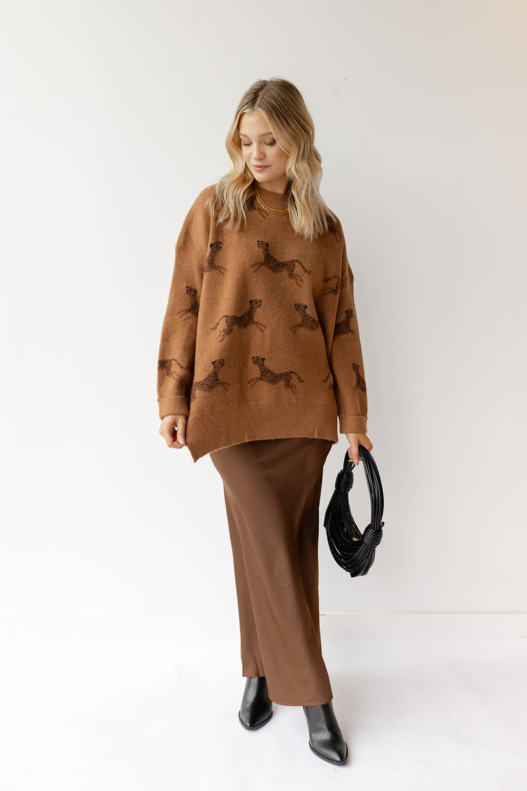 celia cheetah sweater