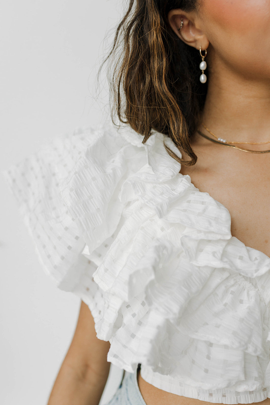 isabela ruffle top