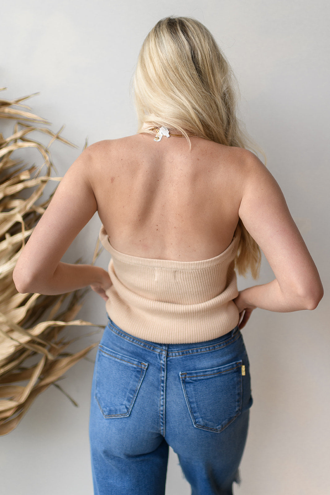 criss cross halter top