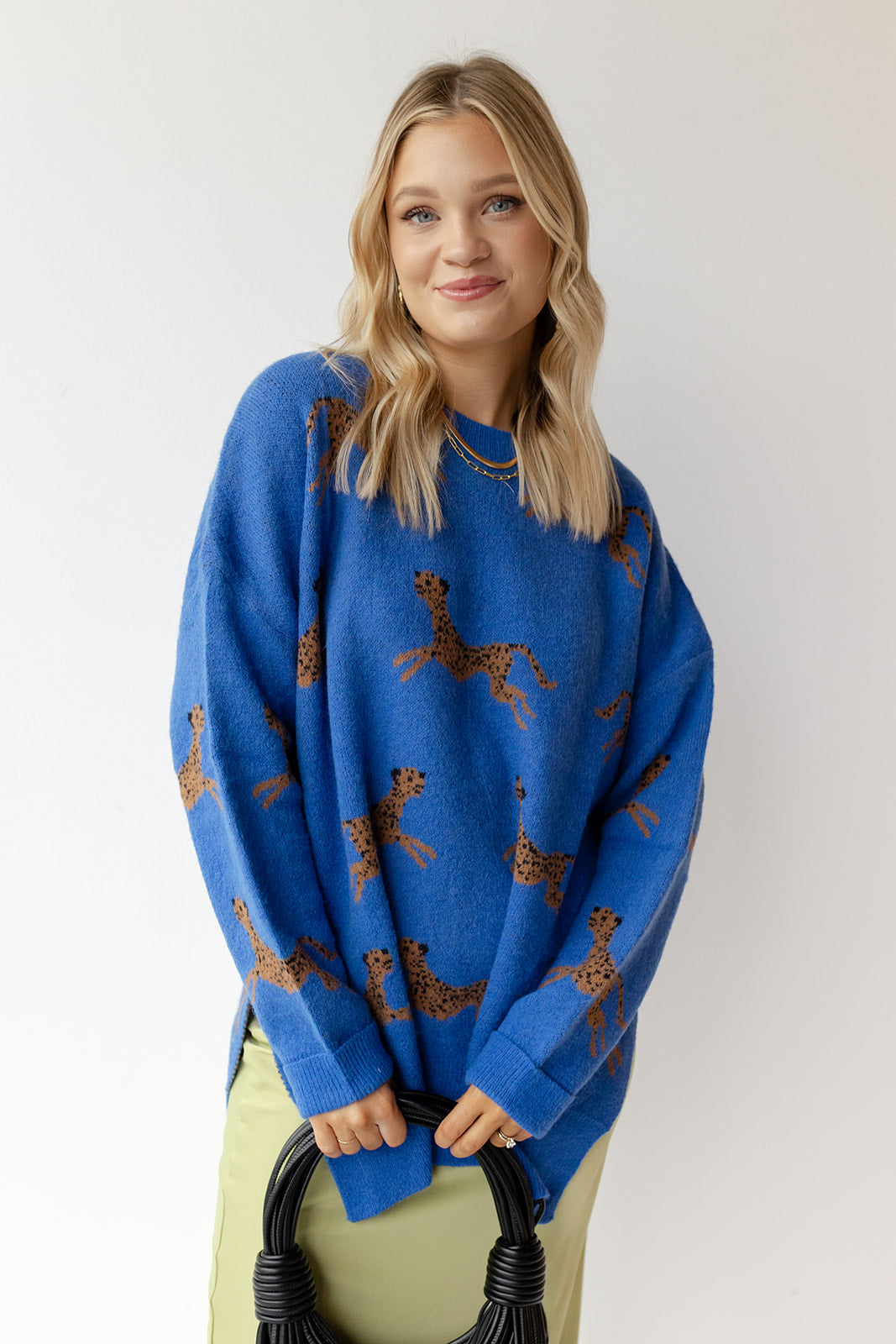 celia cheetah sweater