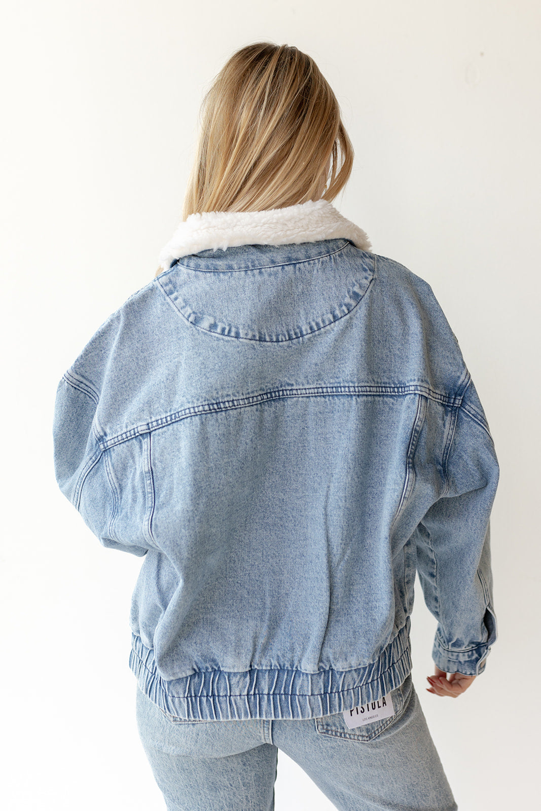 maverick sherpa denim jacket