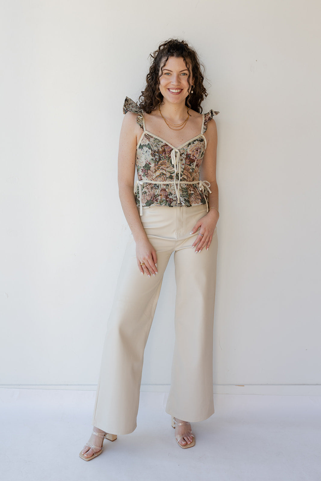 floreana jacquard top