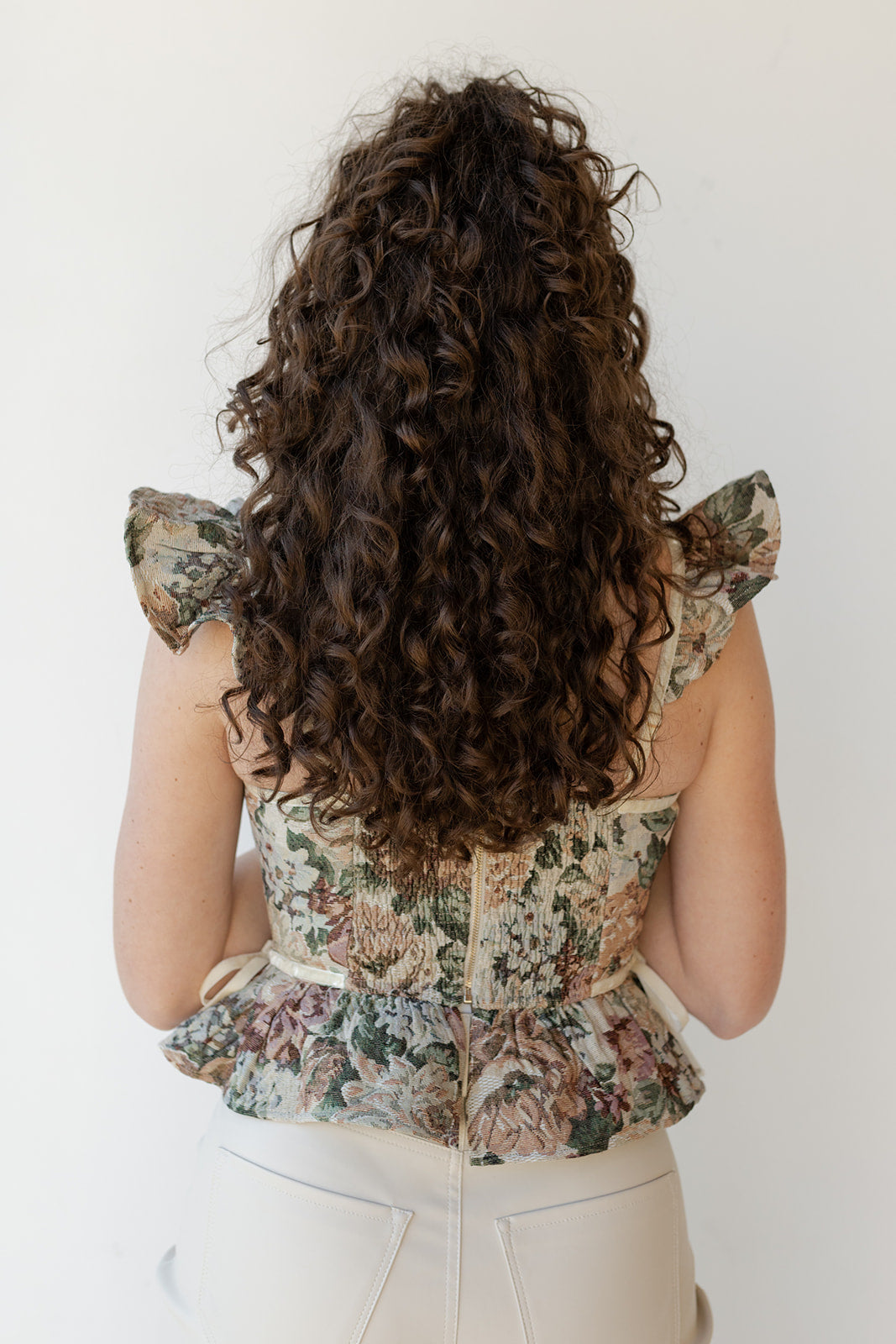 floreana jacquard top