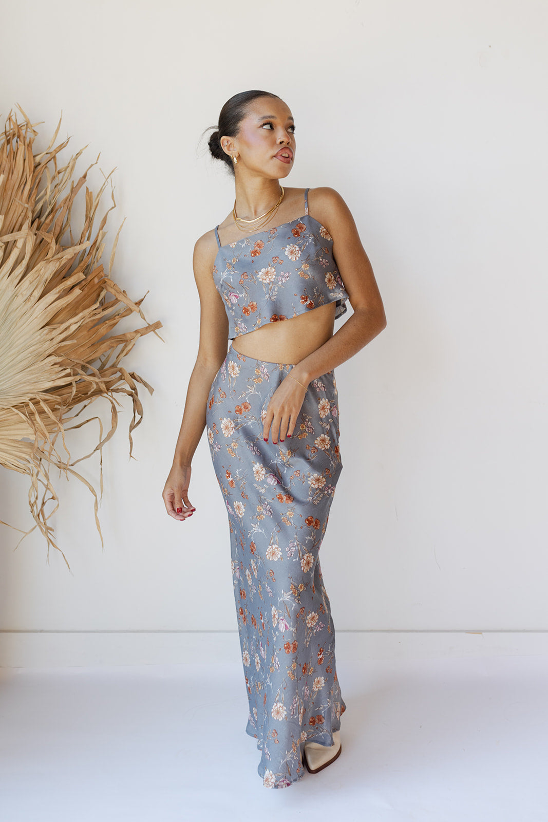 wonderlust floral crop top