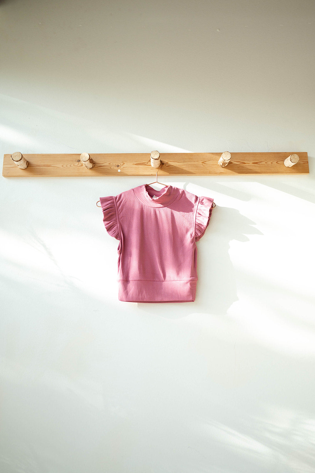 talk about class ruffle top