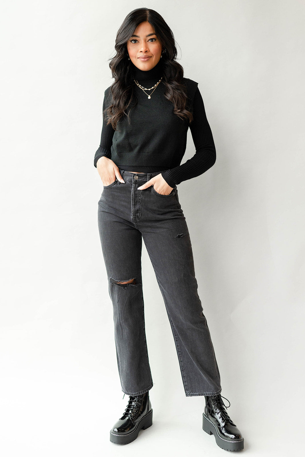 etta sweater layering tank