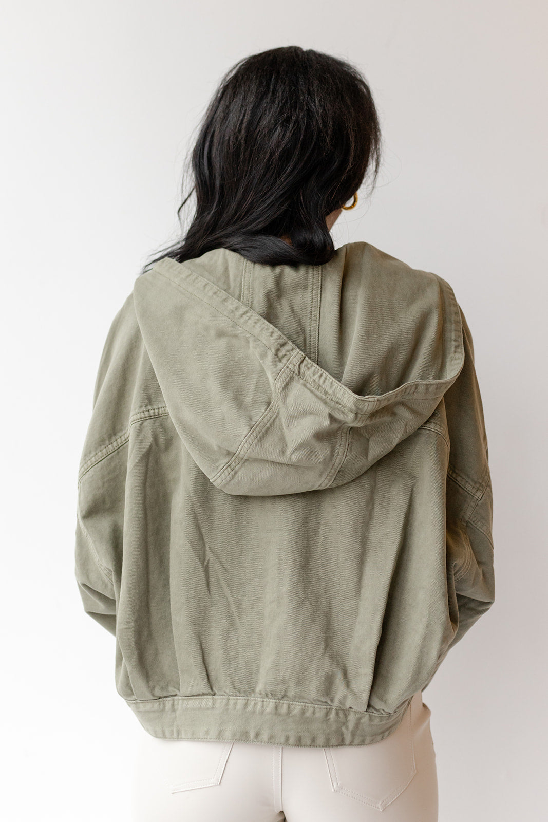 teagan washed hoodie jacket