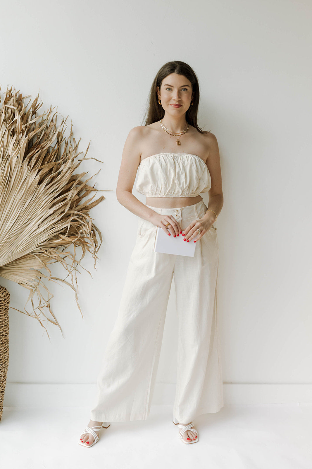 blushing bride bubble crop top